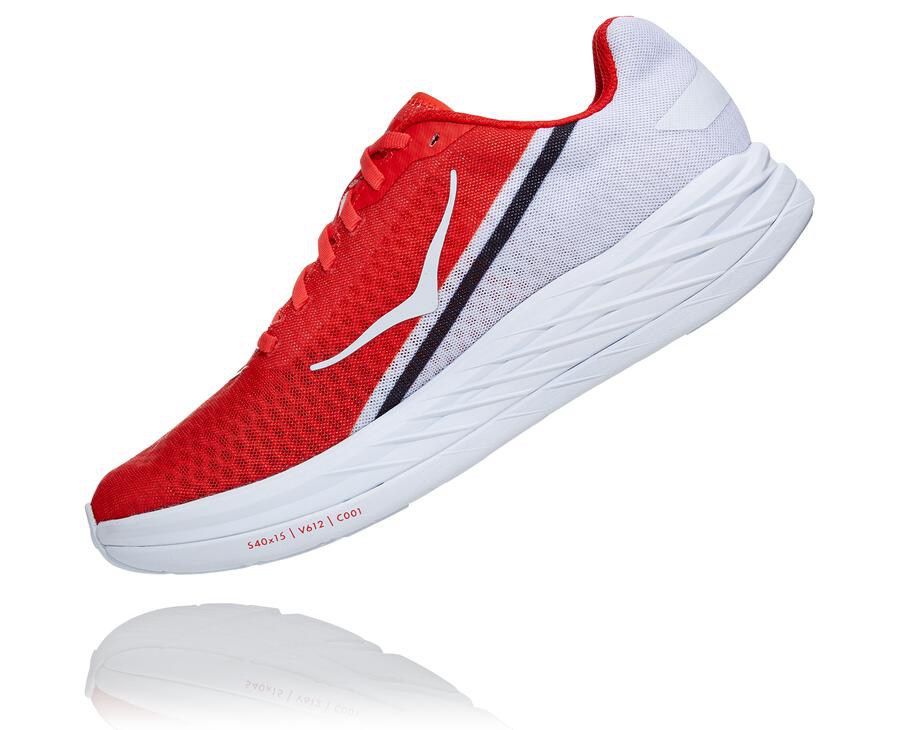 Zapatillas Running Hoka One One Hombre - Rocket X - Rojas/Blancas - OEU495128